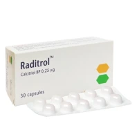 Raditrol 0.25 mg Capsule-10's Strip