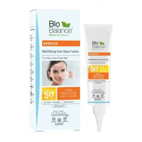 Bio Balance Aknsun Mattifying Face Aqua Cream SPF 50