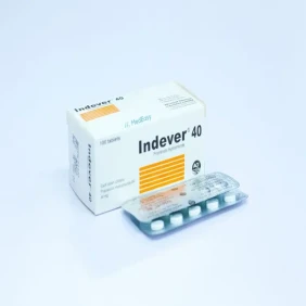 Indever 40 mg Tablet-10's strip