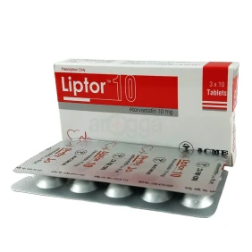 Liptor 10 mg Tablet-10's strip